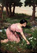 John William Waterhouse Spring Spreads One Green Lap of Flowers oil painting reproduction